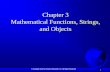 Chapter 3 Mathematical Functions, Strings, and Objects