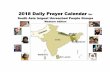 2018 Daily Prayer Calendar for - Joshua Project