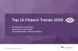 Top 10 Fintech Trends 2020 - Juniper Research
