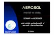 ECWMF vs AERONET mid-visible optical depth of aerosol > 1 ...