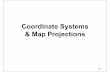 Coordinate Systems & Map Projections