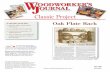 WJC035 Oak Plate Rack - Woodworker's Journal