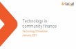 Technology in community finance