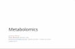 Metabolomics - Bioconductor