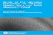 Study of the vibration behaviour of rotatory blades using ...