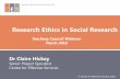 Research Ethics in Social Research - Teaching Council