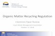 Organic Matter Recycling Regulation - CWMA