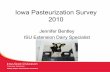 Iowa Pasteurization Survey 2010 - Iowa State University