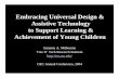 Embracing Universal Design & Assistive Technology to ...