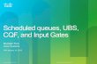 Scheduled queues, UBS, CQF, and Input Gates