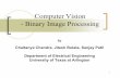 Computer Vision - Binary Image Processing