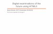 Digital examinations of the future using HTML5