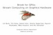 Brook for GPUs - Computer Graphics at Stanford University