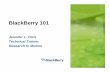 Lotusphere presentation BlackBerry 101-JLO