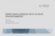 M2M CHALLENGES IN A CLOUD ENVIRONMENT