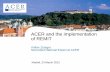ACER and the implementation of REMIT