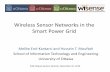 Wireless Sensor Networks in the Smart Power Grid
