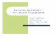 Unitarian Universalist International Engagement