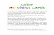 Color Matching Cards - Homeschool Creations