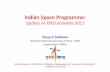 Indian Space Programmeramme: - APRSAF TOP