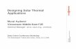 Designing Solar Thermal Applications