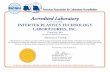 A2LA has accredited INTERTEK PLASTICS TECHNOLOGY LABORATORIES, INC