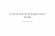 Course Search & Registration Guide V2