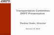 Transportation Committee DRPT Presentation