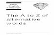Plain English Campaign's guide to alternative words