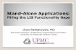 Stand-Alone Applications: Filling the LIS Functionality Gaps