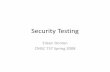 Security Testing - UMD