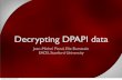 Decrypting DPAPI data - Black Hat Briefings