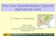 Flue Gas Desulfurization Gypsum Agricultural Uses
