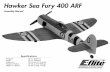 Hawker Sea Fury 400 ARF - Horizon Hobby