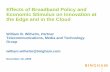 Effects of Broadband Policy and Economic Stimulus on Innovation at