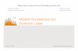 MSBA Guidelines for Science Labs