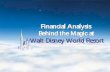 Presentation: Financial Analysis Behind the Magic at Walt