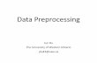 Data Preprocessing - UWO