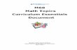 M68 Math Topics Curriculum Essentials Document