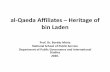 al-Qaeda Affiliates Heritage of bin Laden
