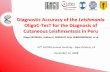 Diagnostic Accuracy of the Leishmania