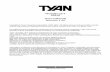 Thunder LE -T S2518 Userâ€™s Manual Revision 1