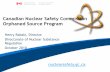 Canadian Nuclear Safety Commission Orphaned Source Program
