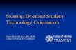 Nursing Doctoral Student Technology Orientation