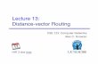 Lecture 13: Distance-vector Routing - University of California