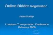 Online Bidder Registration