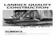 LANDICE QUALITY CONSTRUCTION - Treadmills & Elliptical Machines