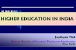 Higher Education in India Tilak - Indira Gandhi Institute of