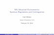 MA Advanced Econometrics: Spurious Regressions and