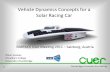 Vehicle Dynamics Concepts for a Solar Racing Car